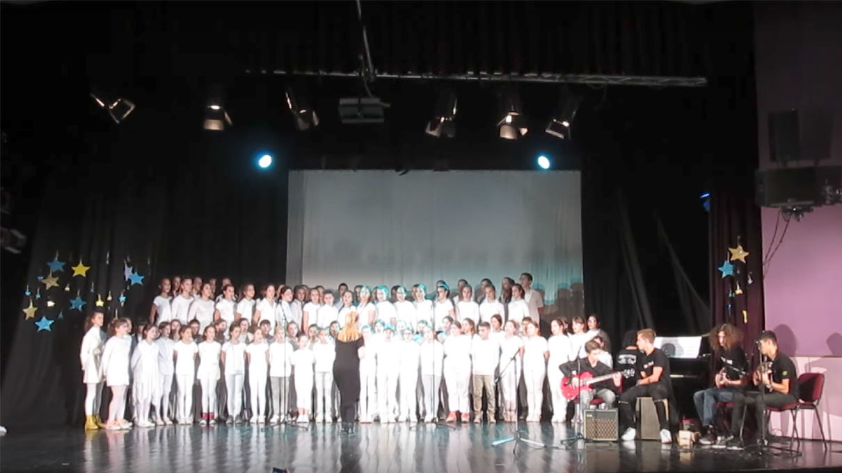 Serbian school choir