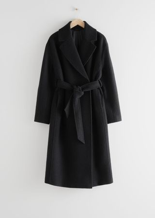 Voluminous Belted Wool Coat