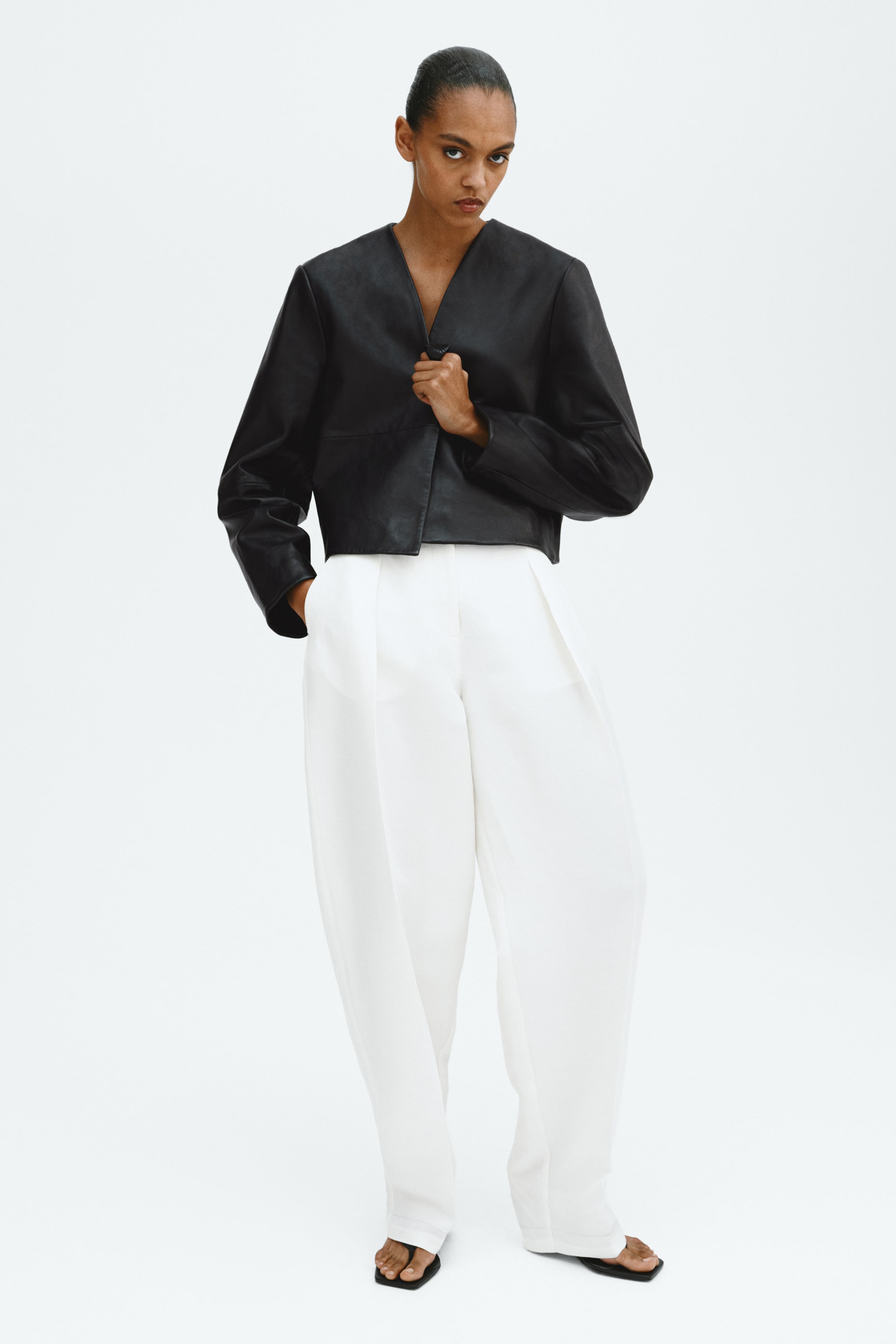 Short Leather Jacket