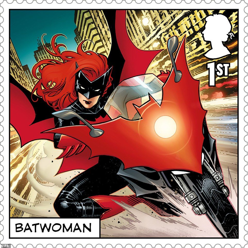 Batman stamps