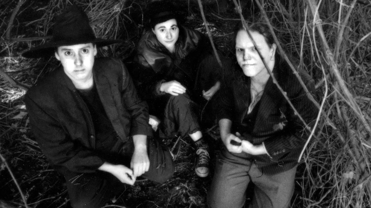 A press shot of the Sea Nymphs sat on a forest floor