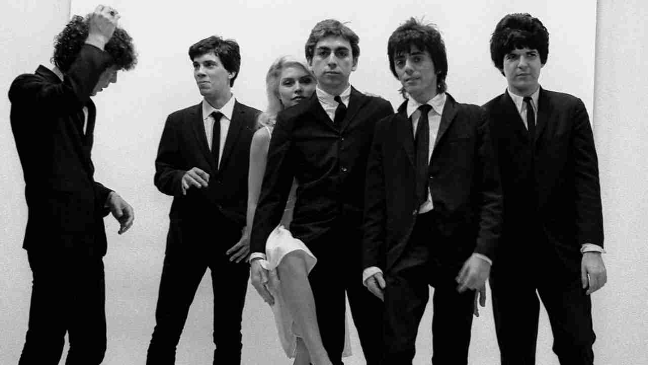 Blondie posing for a photograph in 1978