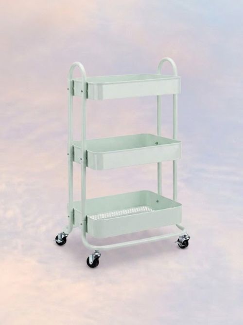 3-Tier Metal Rolling Utility Cart