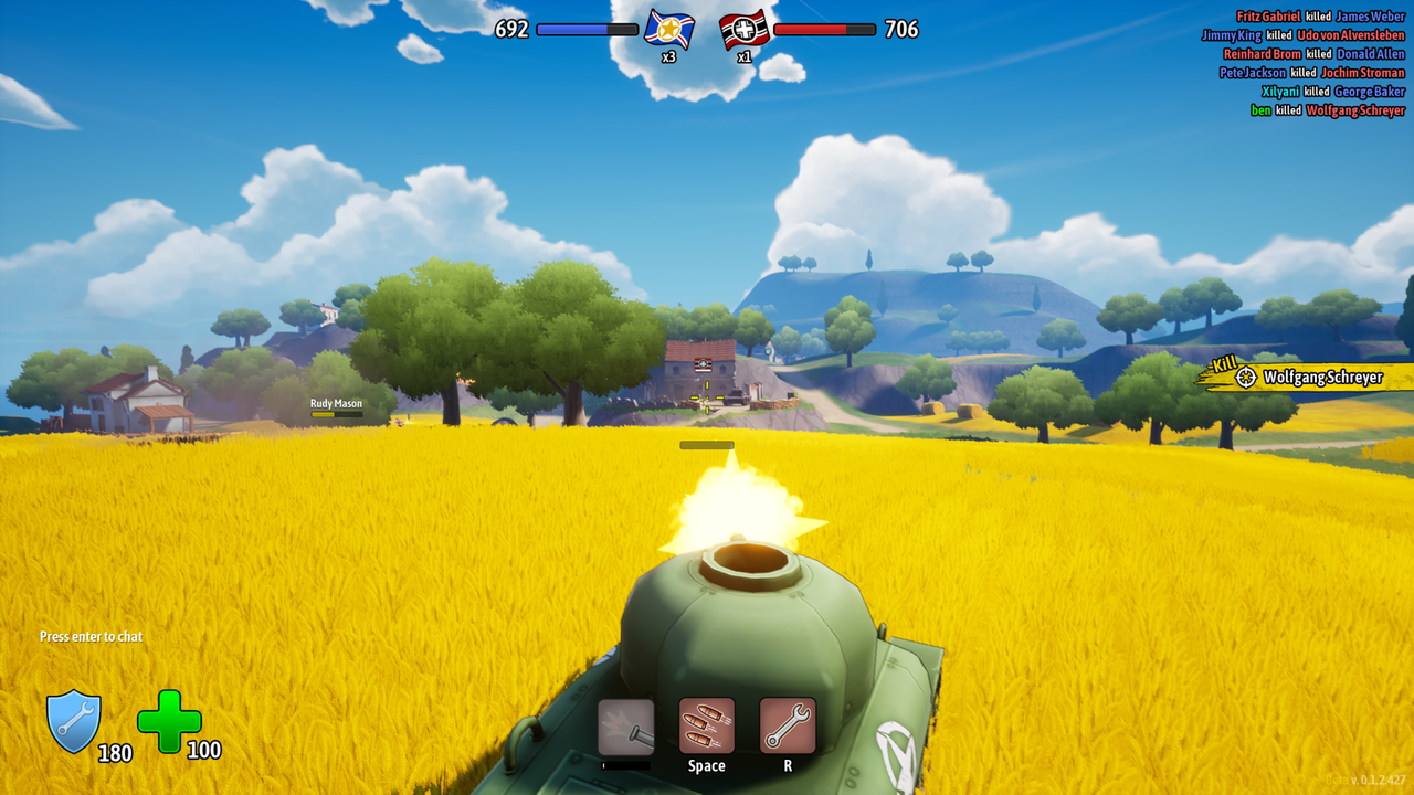 Screenshot from an in-development build of Heroes of Valor