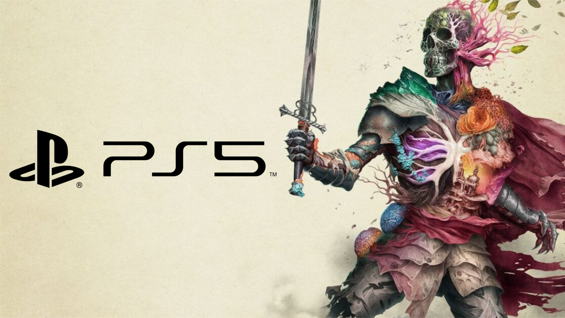 Avowed key art with PS5 logo