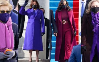 why politicians wearing purple is so significant
