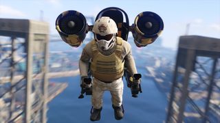 Jet packs return for the first time since GTA: San Andreas at the cool, cool price of $3.6m (or a 'mere' $2.75m if you complete the heist first).