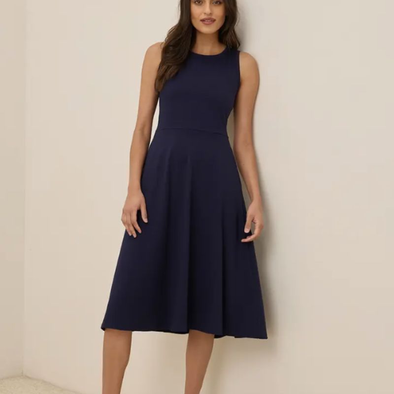 navy dress