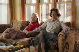 TV tonight Dakota Fanning as Susan Ford and Michelle Pfeiffer as Betty Ford.