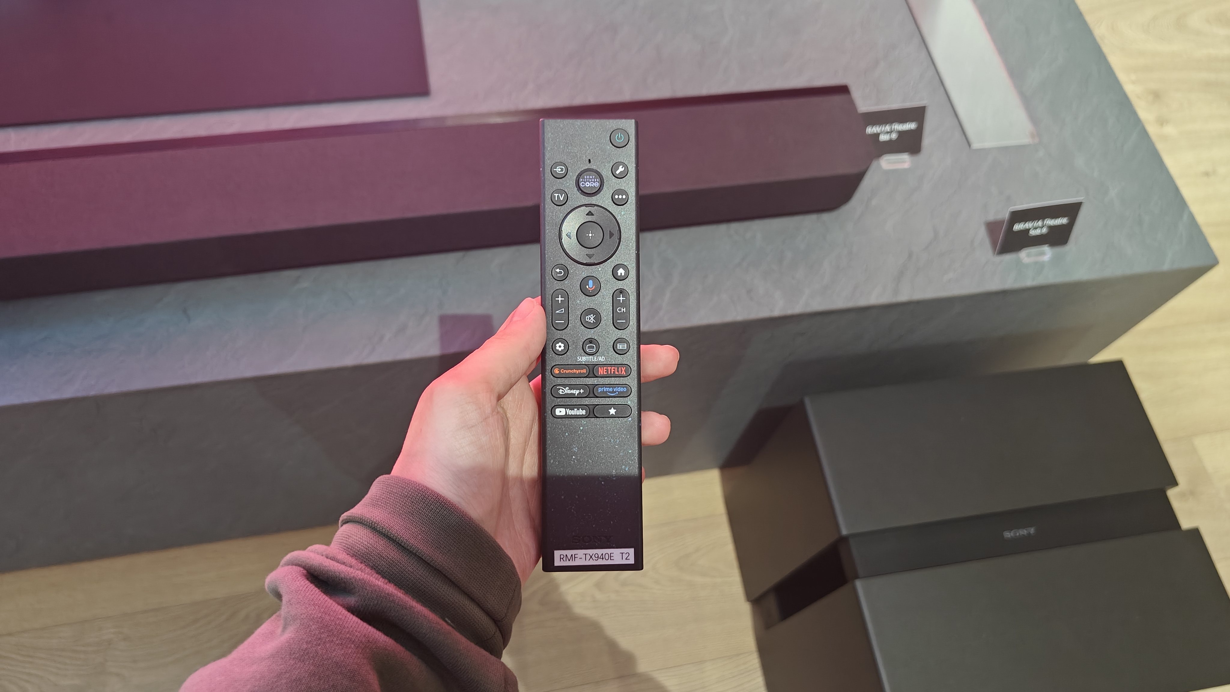 Sony Bravia 7 II remote control.