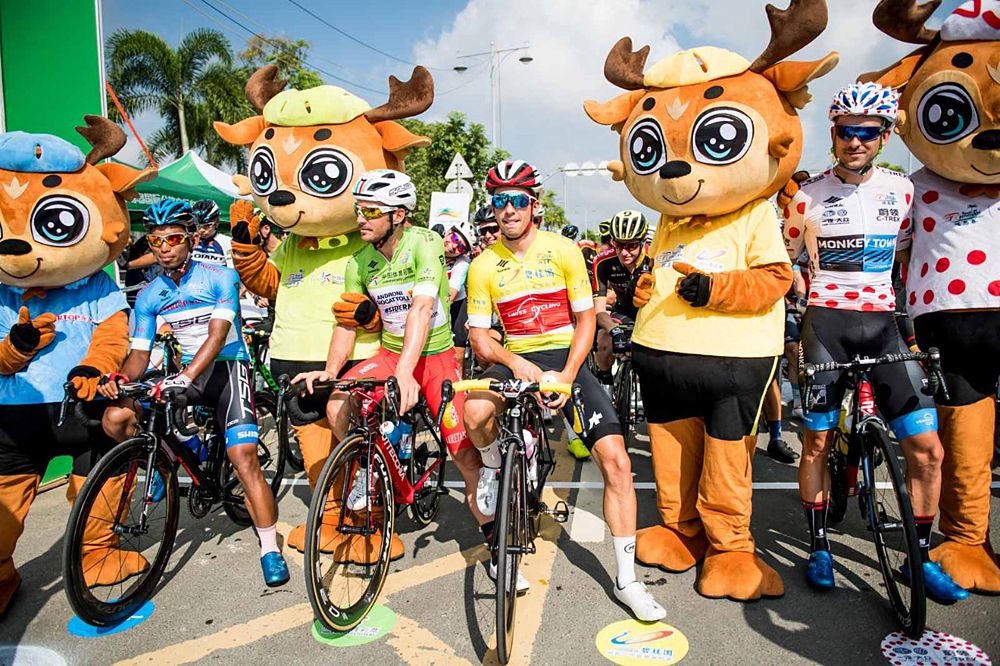Stage 4 at Tour of Hainan