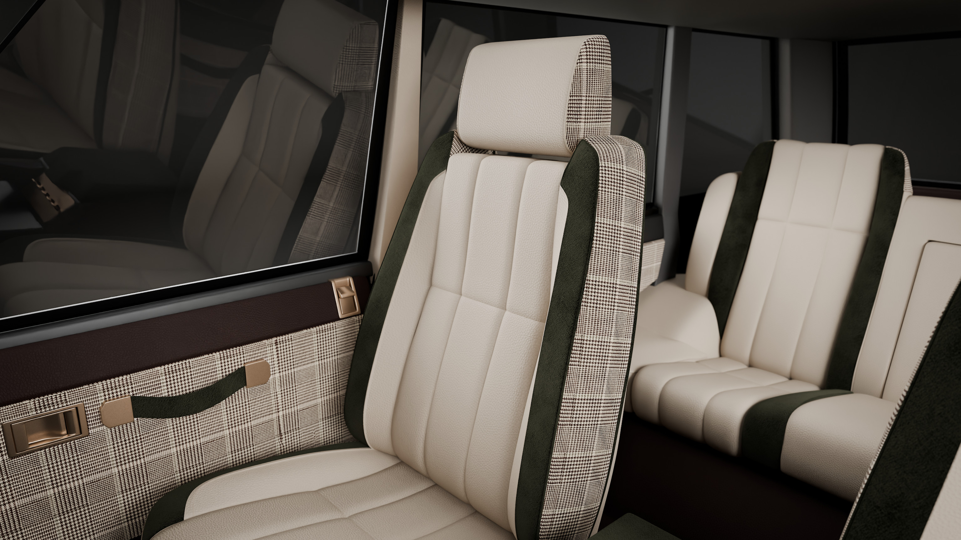 A typical bespoke configuration for the Range Rover Classic