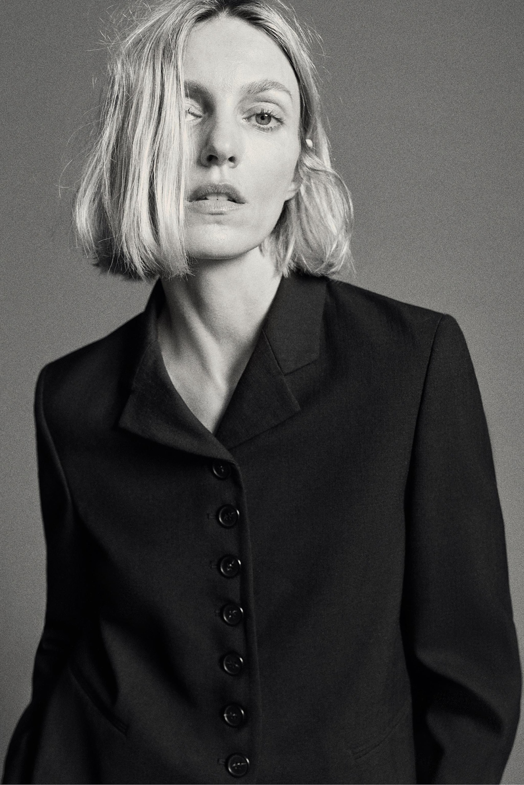 ZARA, Zw Collection Straight Button Blazer - Black - Xs