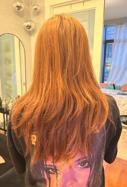 Winnie, a Marie Claire tester before testing TRESemm&eacute; Color-Enhancing High-Shine Deep Hair Conditioner