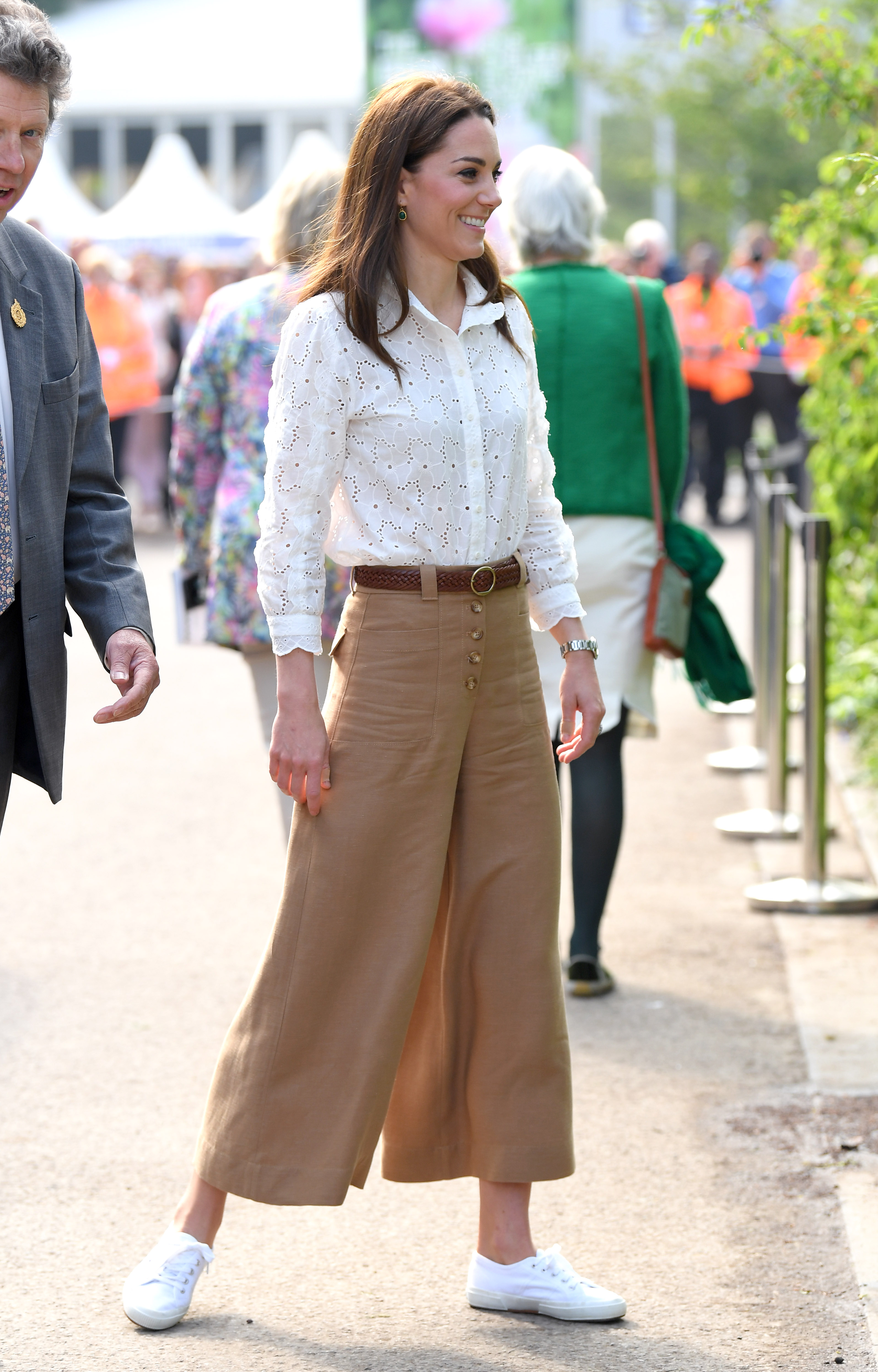 Kate middleton wearing Superga sneakers in 2019