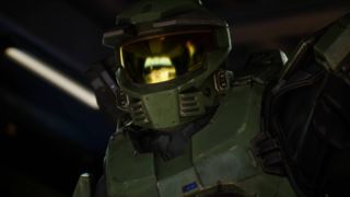 Halo Campaign Evolved master chief looking out of pelican in Silent Cartographer