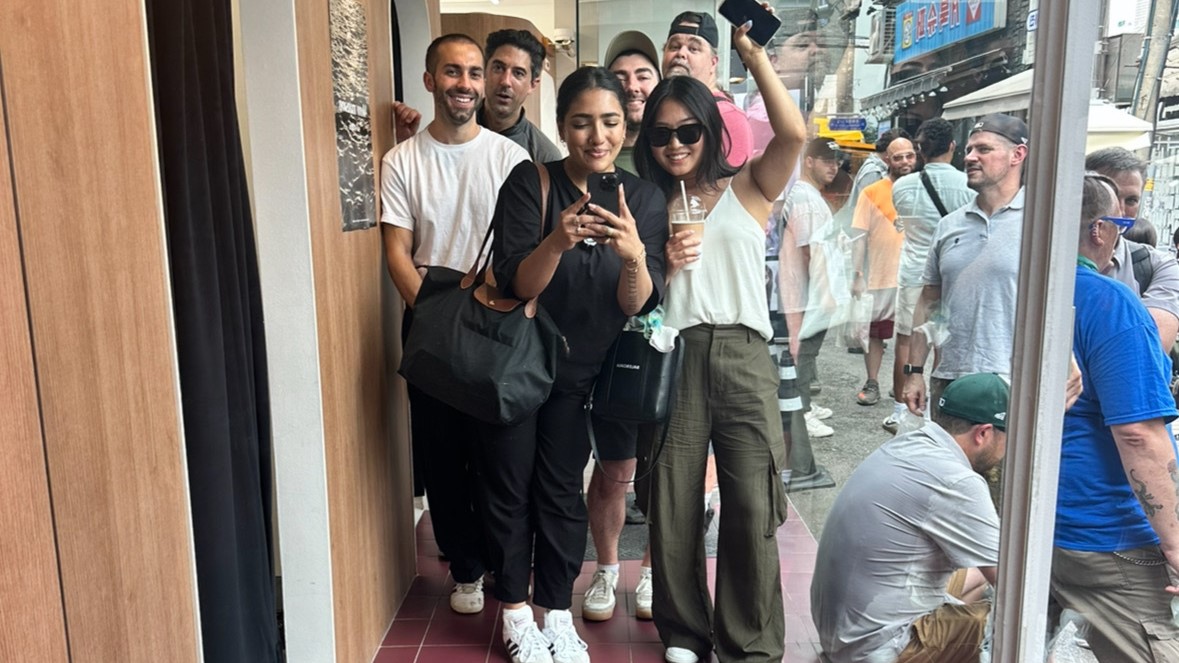Shruti and others in South Korea