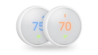 Nest Thermostat E on white background