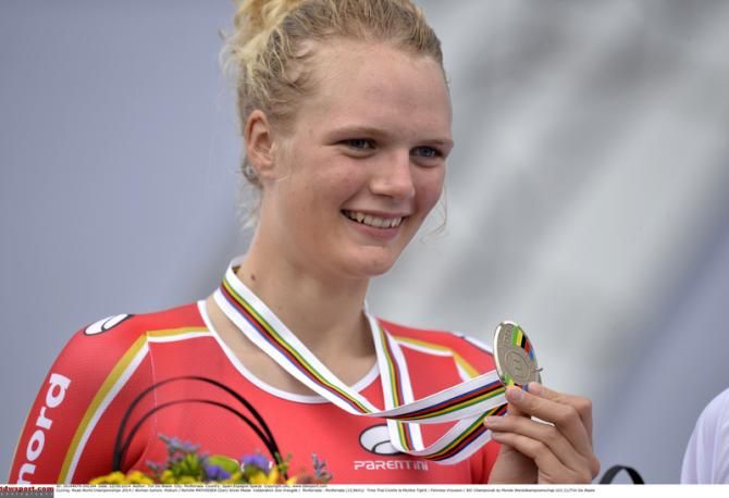 Silver medallist Pernille Mathiesen (Denmark)