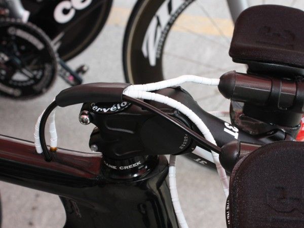 Wrapping the cables together helps keep them out of the wind.