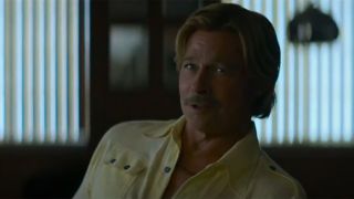 Brad Pitt in the adventures of cliff booth