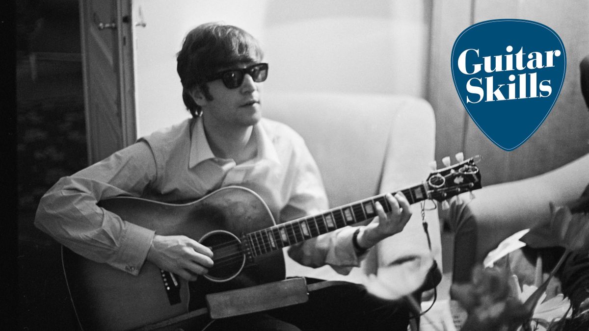 Learn 4 key John Lennon Beatles chords and approaches