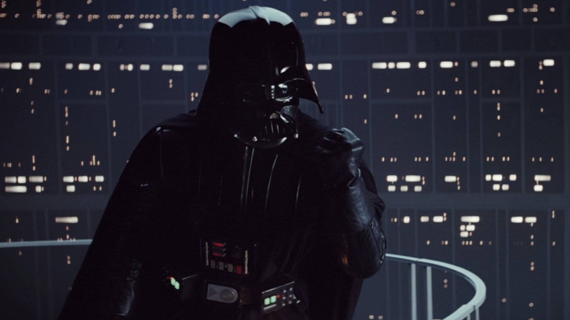 Darth Vader (David Prowse/James Earl Jones) offers Luke Skywalker the chance to take over the galaxy in Star Wars: The Empire Strikes Back.