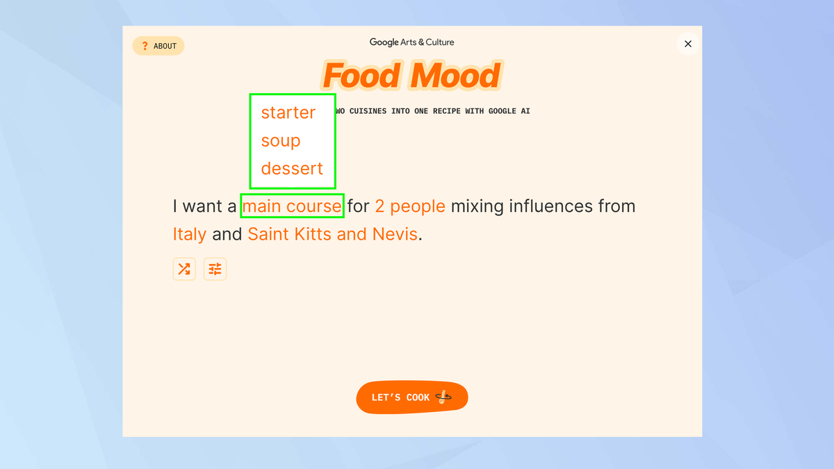 How to use Google's AI food tool to create mouth-watering meals | Tom's ...
