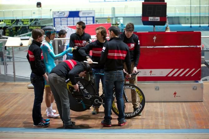 Nibali's bike is wired for action