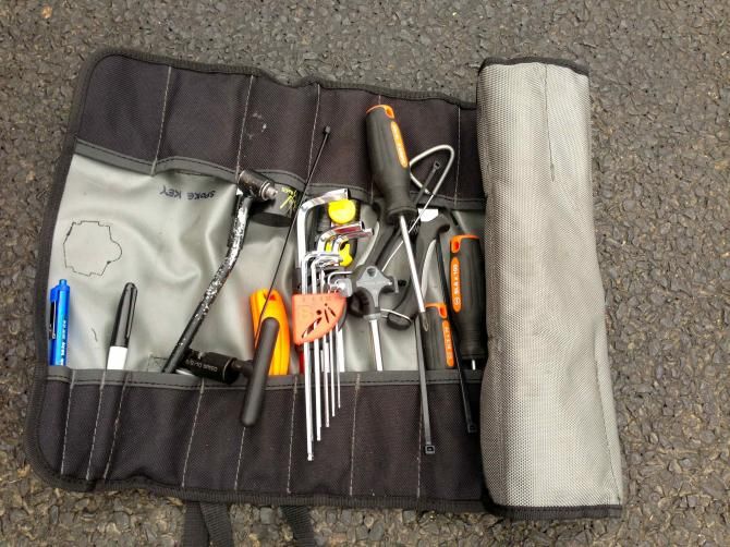 Tool kit for the Drapac mechanic