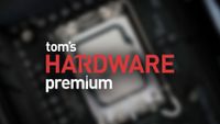 THP Logo overlayed a blurred motherboard