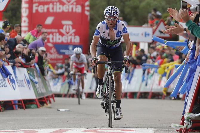 Alejandro Valverde distanced Rodriguez in the finale
