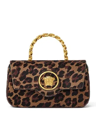 Versace La Medusa Mini Calf Hair Bag