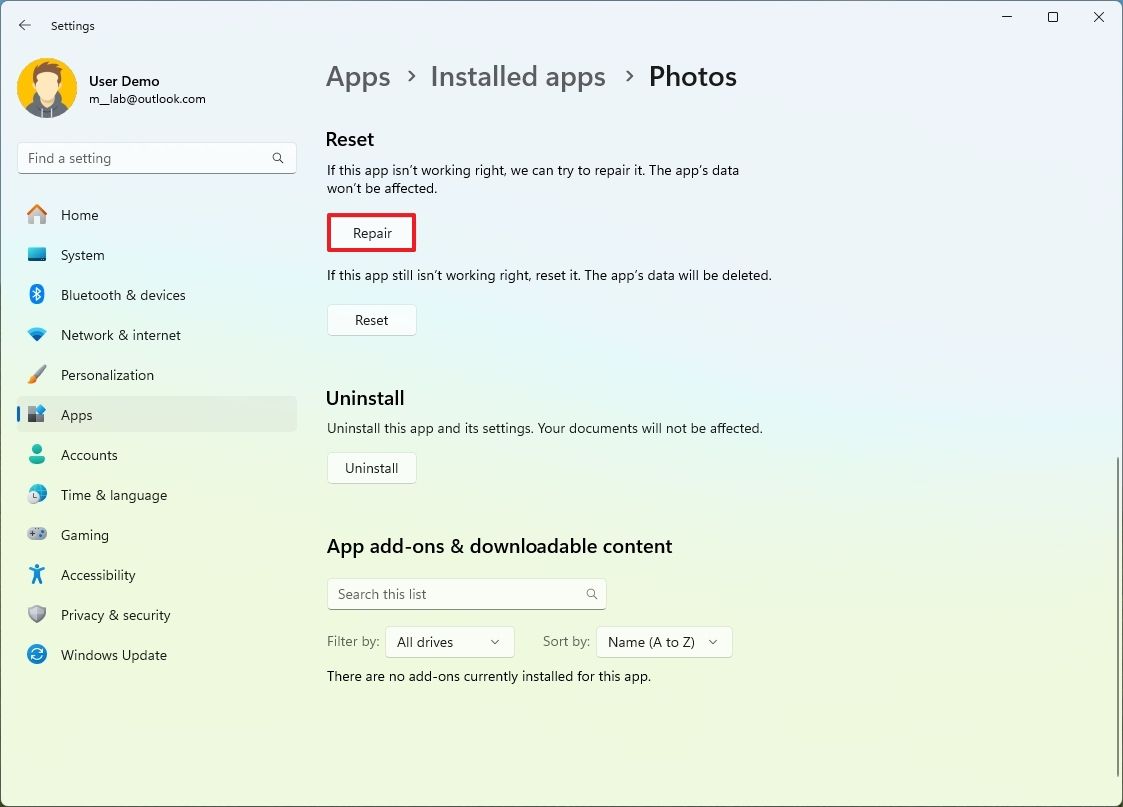 How to reset Photos app to fix problems on Windows 11 and 10 | Windows ...