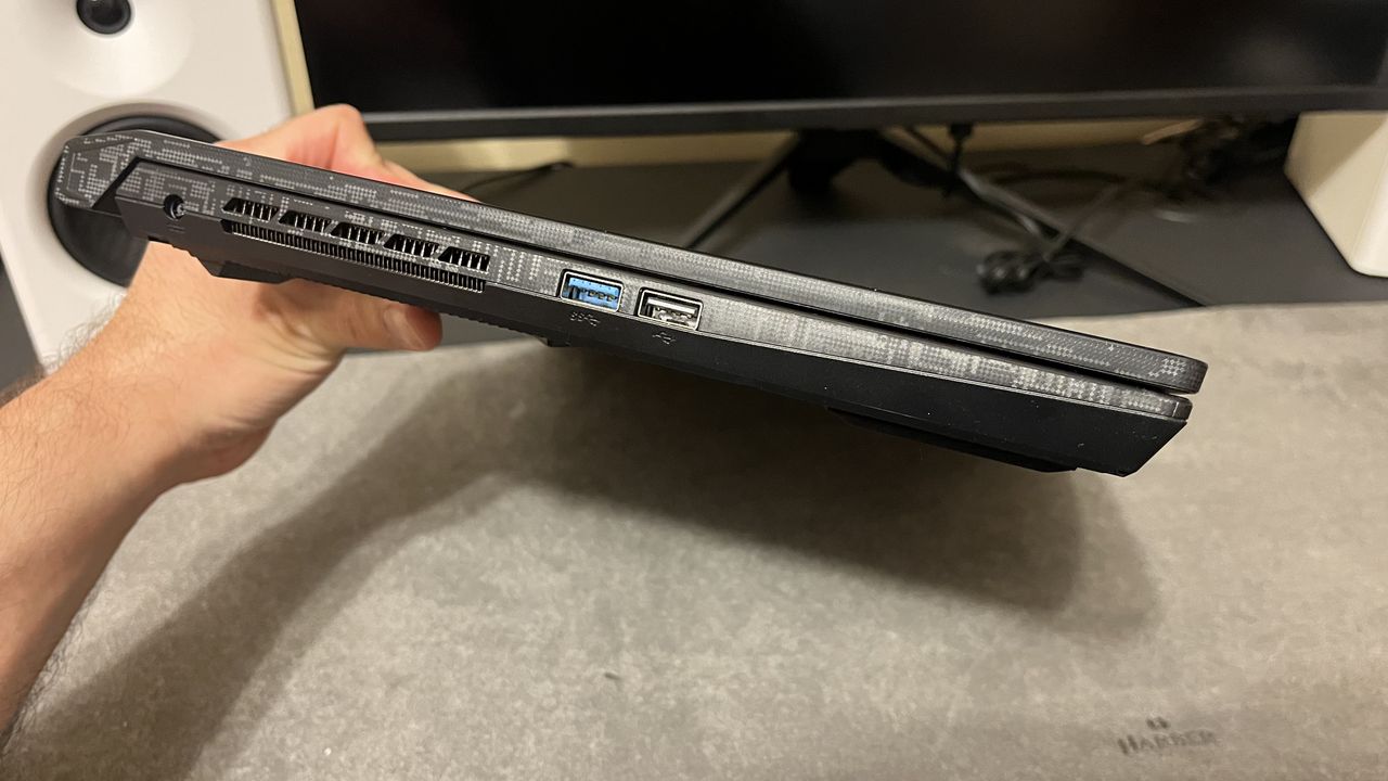 MSI Katana 15 (2023) in a gaming desk setup