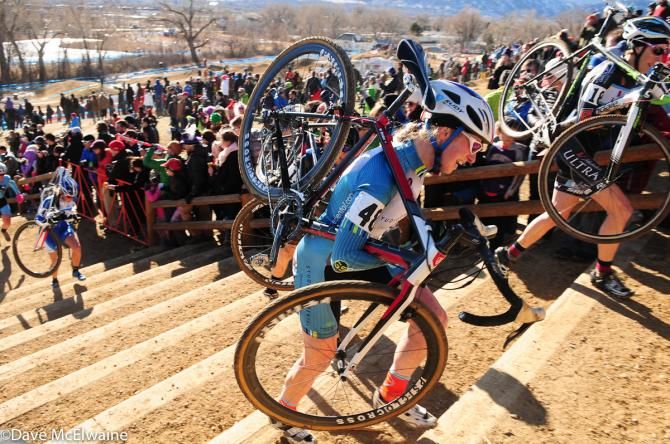 The stairs were a major effort partly due to the mile high altitude