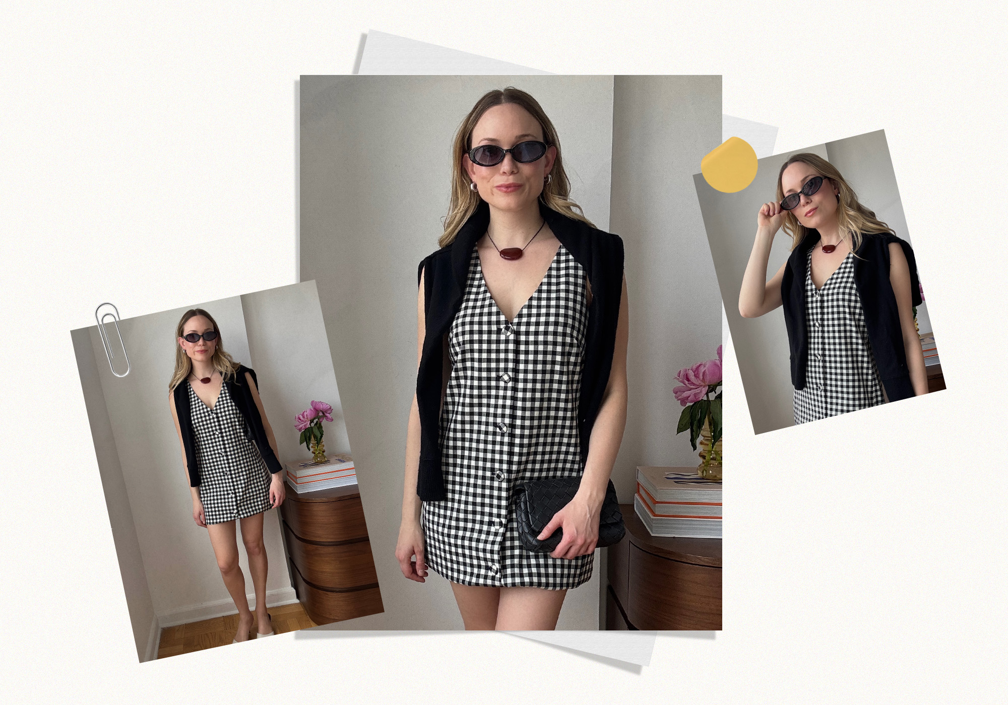 Collage of Editor Summer Outfit