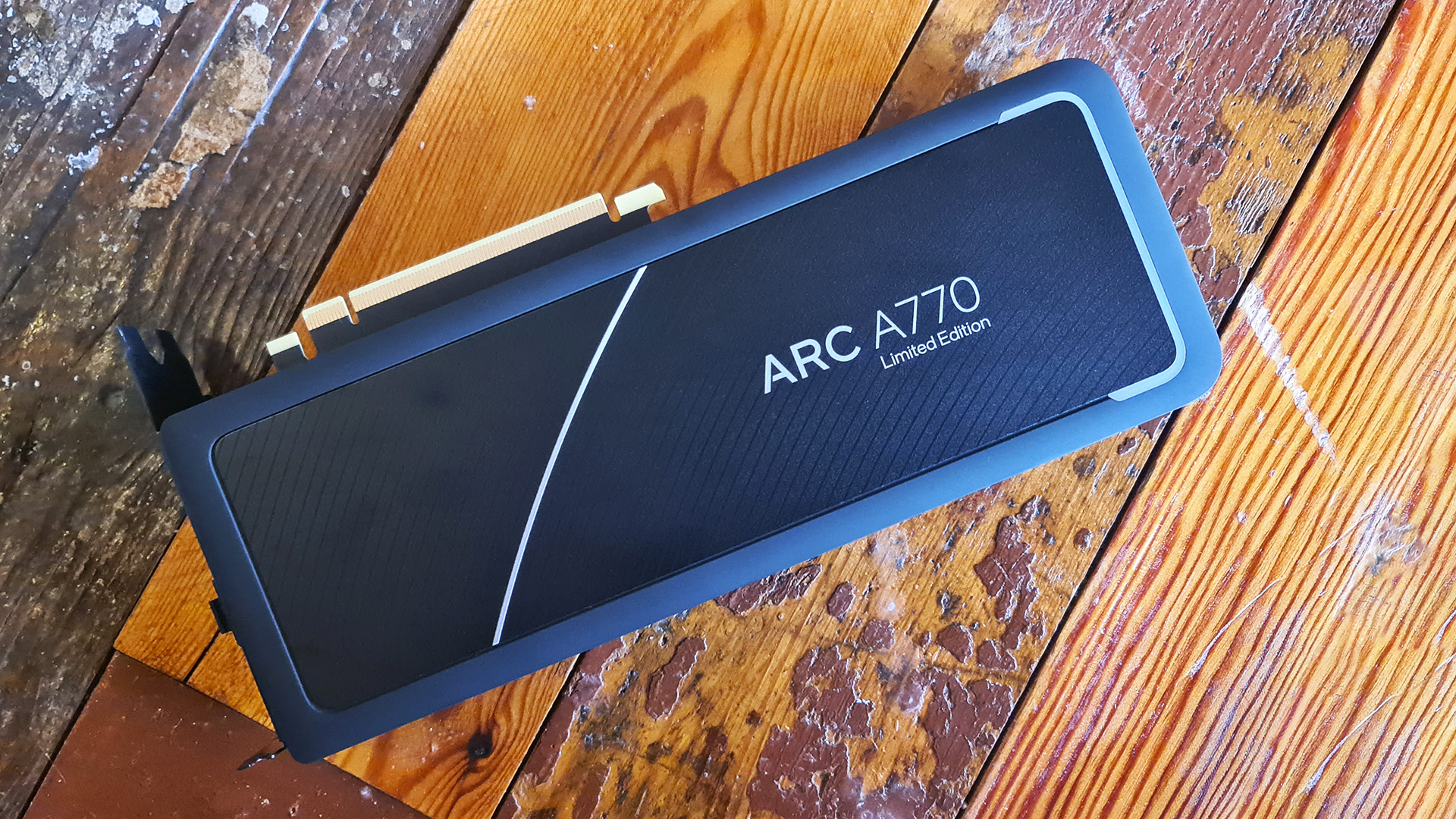 Kartu grafis Arc A770 mendatang dari Intel.