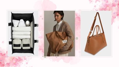 three of the best weekend bags for women