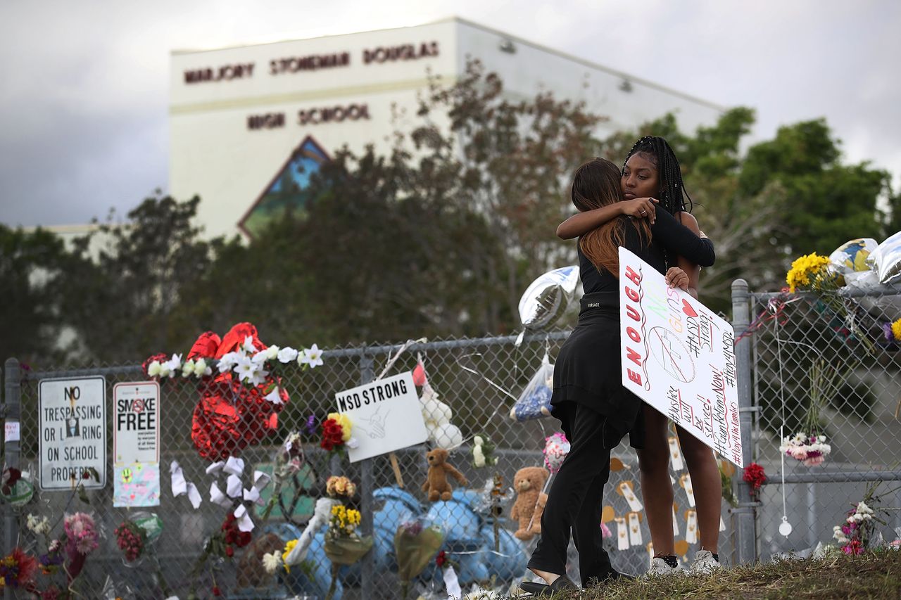 Marjory Stoneman Douglas High School students. 