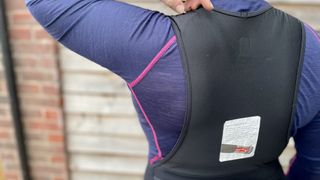 Upper back material offers lots of coverage
