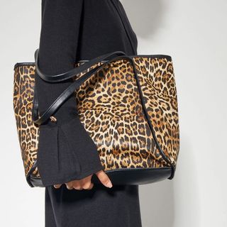 Leopard print handbag