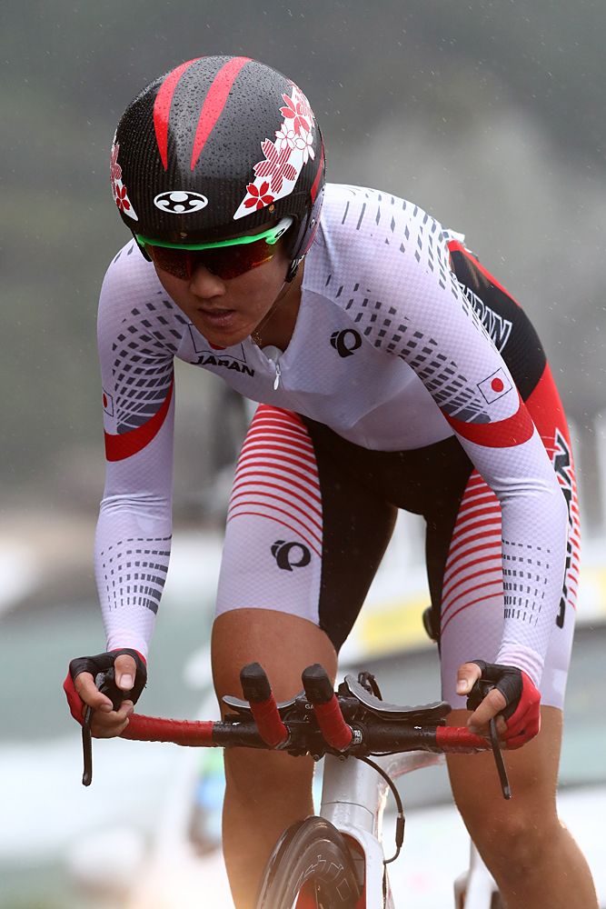 Eri Yonamine (Japan) competes at the Olympic Games in Rio