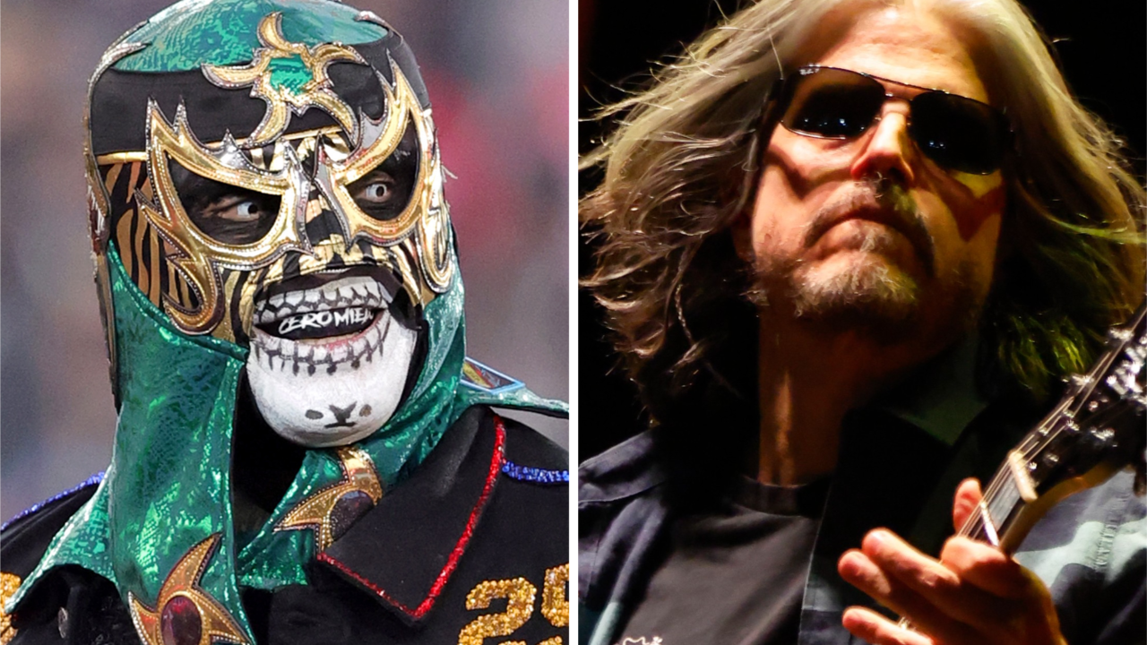 Penta in 2025 and Adam Jones performing live with Tool in 2025