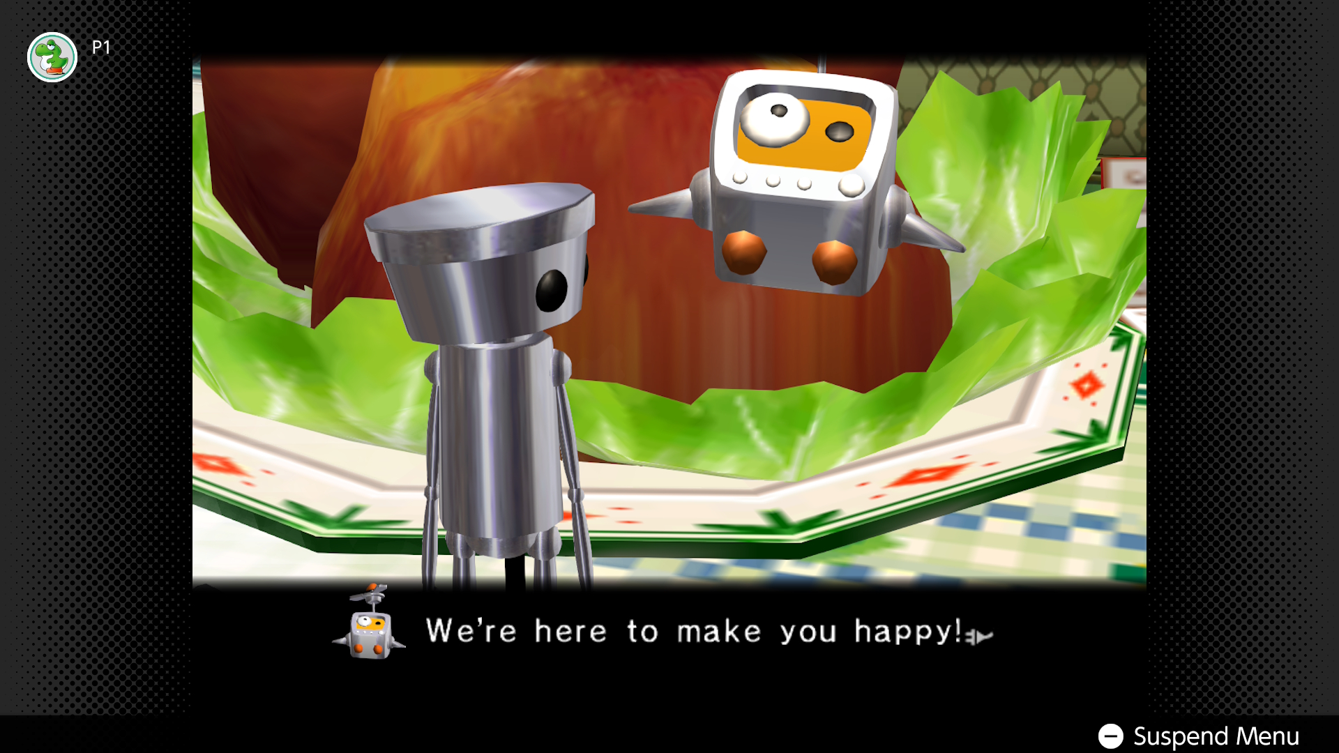 Chibi-Robo and Telly in Chibi-Robo! on Nintendo Switch Online