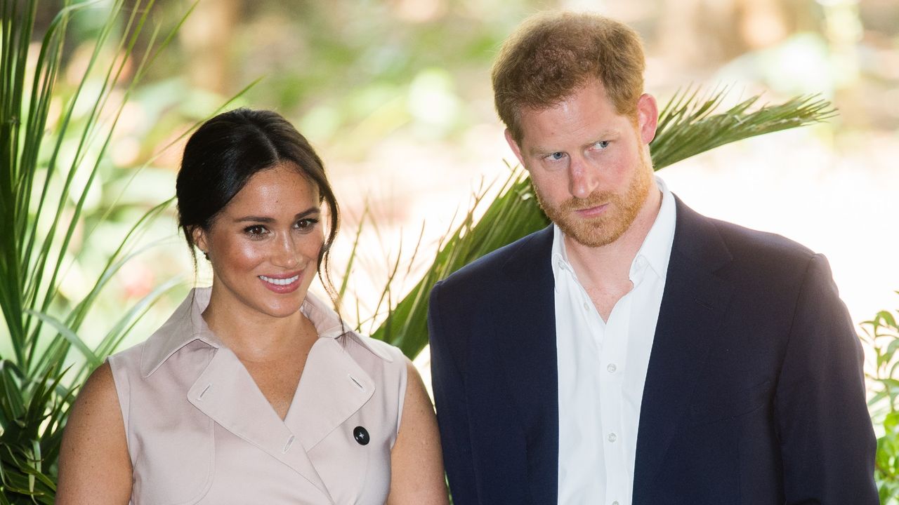 Prince Harry, Duke of Sussex and Meghan, Duchess of Sussex visit the British High Commissioner&#039;s residence to attend an afternoon reception to celebrate the UK and South Africa’s important business and investment relationship, looking ahead to the Africa Investment Summit the UK will host in 2020