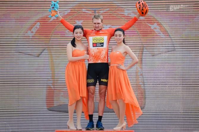 Another day in orange for Alois Kankovsky (Dukla Praha) at the Tour of Taihu Lake.