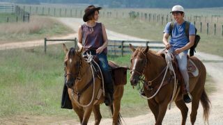 Maggie and Glenn in The Walking Dead.