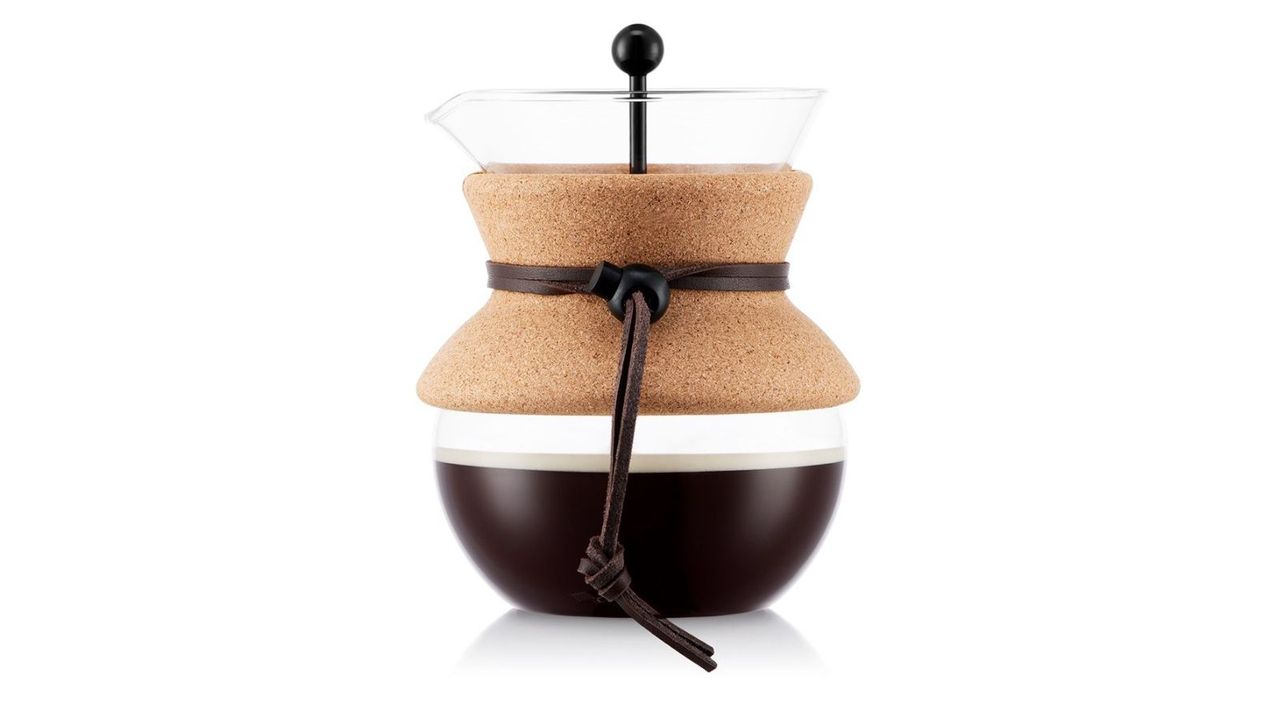A Bodum pour-over coffee maker
