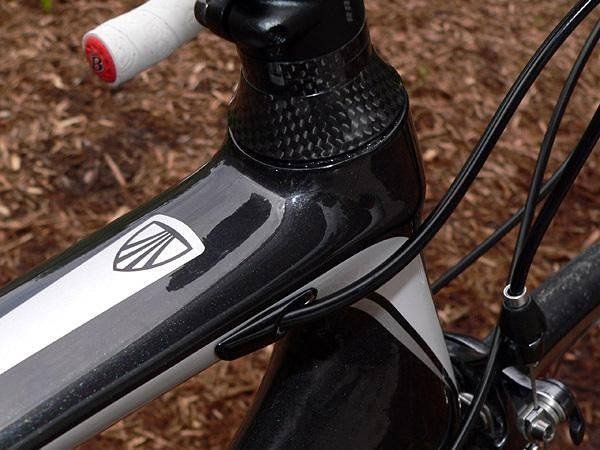 Internal brake cable routing is used on the new Madone.